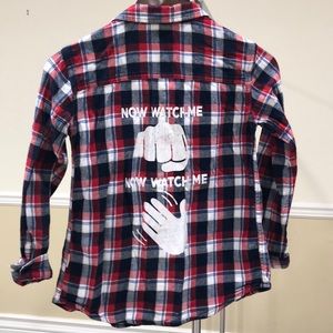 Smiths American Girls Plaid Flannel Button Down